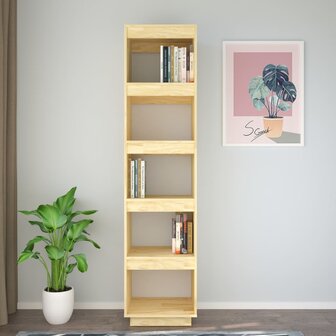 Boekenkast / kamerscherm 40x35x167 cm massief grenenhout 8720286815854 3