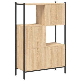 Boekenkast 72x28x109 cm bewerkt hout sonoma eikenkleurig 8721012339354 7