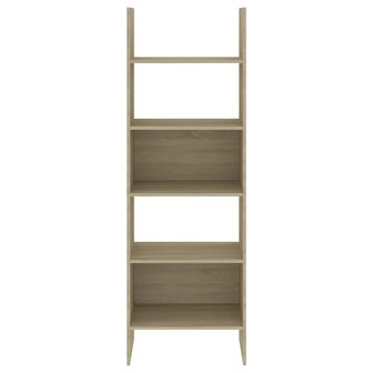 Boekenkast 60x35x180 cm bewerkt hout sonoma eikenkleurig 8720286352656 3