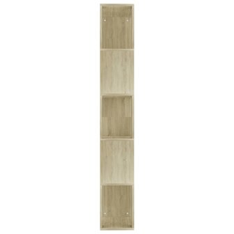 Boekenkast/kamerscherm 45x24x159 cm bewerkt hout sonoma eiken 8719883672724 6