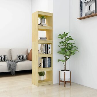 Boekenkast / kamerscherm 40x30x167,5 cm massief grenenhout 8720286608487 3