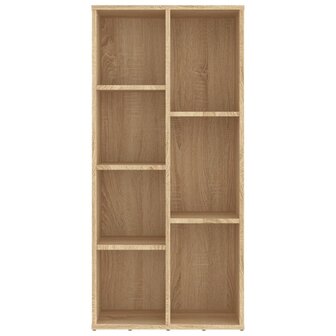 Boekenkast 50x25x106 cm bewerkt hout sonoma eikenkleurig 8719883869681 4