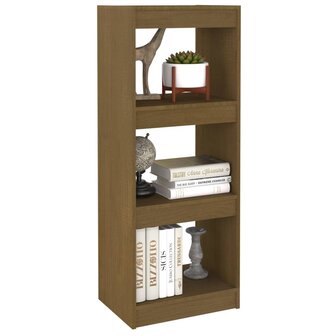 Boekenkast/kamerscherm 40x30x103,5 cm grenenhout honingbruin 8720286608418 4