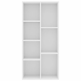 Boekenkast 50x25x106 cm bewerkt hout wit 8719883869650 4