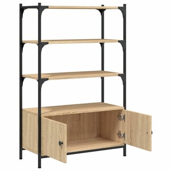 Boekenkast 3-laags 70x30x109,5 cm bewerkt hout sonoma eiken 8721012340459 5