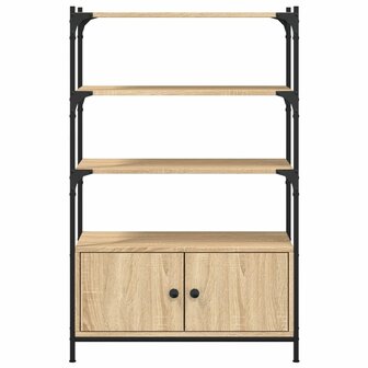 Boekenkast 3-laags 70x30x109,5 cm bewerkt hout sonoma eiken 8721012340459 6