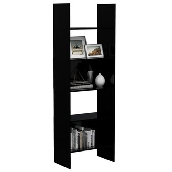 Boekenkast 60x35x180 cm bewerkt hout zwart 8720286352632 5