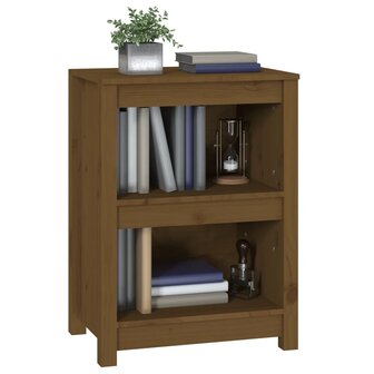 Boekenkast 50x35x68 cm massief grenenhout honingbruin 8720845556532 4