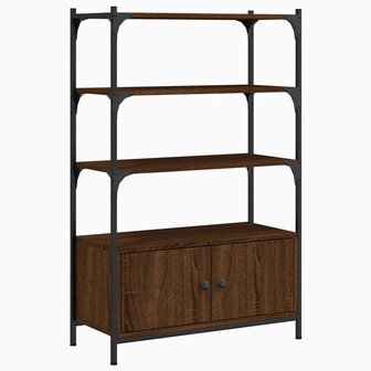 Boekenkast 3-laags 70x30x109,5 cm bewerkt hout bruineikenkleur 8721012340480 2