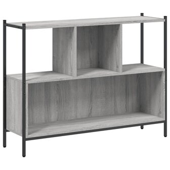 Boekenkast 102x28x77,5 cm bewerkt hout grijs sonoma eikenkleur 8721012339521 2