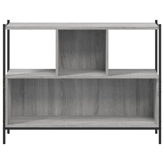 Boekenkast 102x28x77,5 cm bewerkt hout grijs sonoma eikenkleur 8721012339521 5