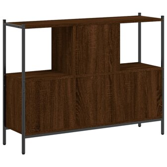 Boekenkast 102x28x77,5 cm bewerkt hout bruineikenkleurig 8721012339538 7