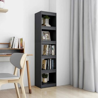 Boekenkast/kamerscherm 40x30x167,5 cm massief grenenhout grijs 8720286608500 1