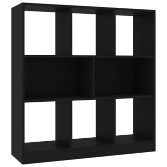 Boekenkast 97,5x29,5x100 cm bewerkt hout zwart 8719883673332 2