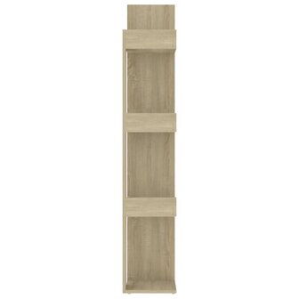 Boekenkast 86x25,5x140 cm spaanplaat sonoma eikenkleurig 8720286645833 6