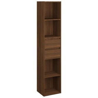 Boekenkast 36x30x171 cm bewerkt hout bruineikenkleurig 8720286954539 2