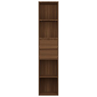 Boekenkast 36x30x171 cm bewerkt hout bruineikenkleurig 8720286954539 3