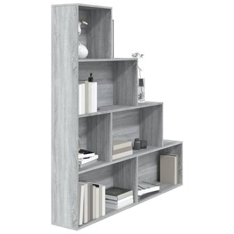 Boekenkast 155x24x160 cm grijs sonoma eikenkleurig 8720286954102 6