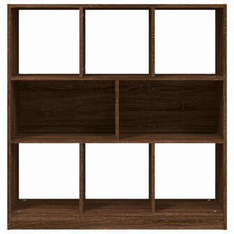 Boekenkast 97,5x29,5x100 cm bewerkt hout bruin eikenkleur 8720845694111 4