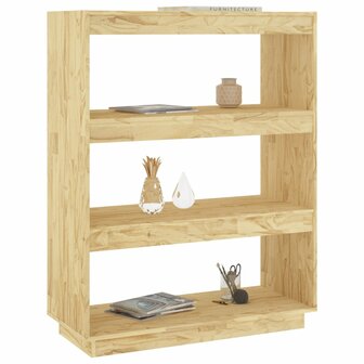 Boekenkast / kamerscherm 80x35x103 cm massief grenenhout 8720286816158 4