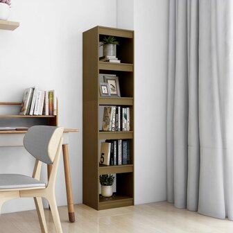 Boekenkast/kamerscherm 40x30x167,5 cm grenenhout honingbruin 8720286608517 1