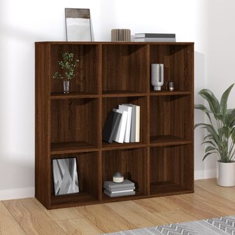 Boekenkast 98x29x97,5 cm bruin eikenkleur 8720286954355 1