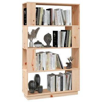 Boekenkast/kamerscherm 80x25x132 cm massief grenenhout 8720286906026 5