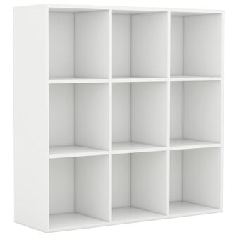 Boekenkast 98x29x97,5 cm bewerkt hout wit 8719883869834 2