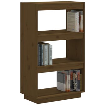 Boekenkast/kamerscherm 60x35x103 cm grenenhout honingbruin 8720286815984 4