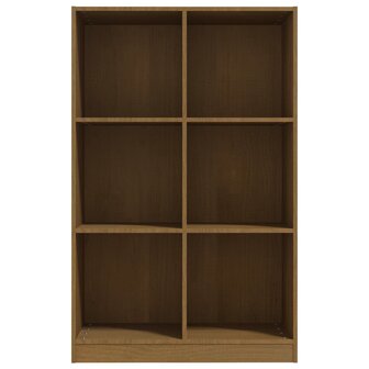 Boekenkast 70x33x110 cm massief grenenhout honingbruin 8720286772867 5