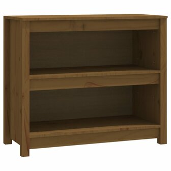 Boekenkast 80x35x68 cm massief grenenhout honingbruin 8720845556280 2