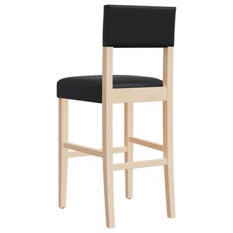 Barstoelen 2 st massief rubberhout en kunstleer 8721012879409 7