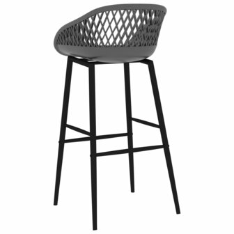 Barstoelen 4 st grijs 8719883791319 5