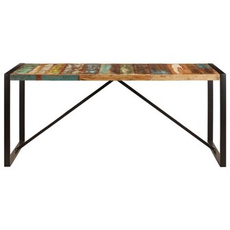 Eettafel 180x90x75 cm massief gerecycled hout 8719883551036 2