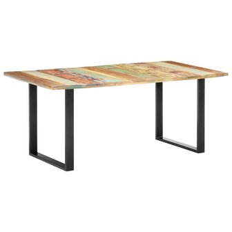 Eettafel 180x90x76 cm massief gerecycled hout 8719883811635 9