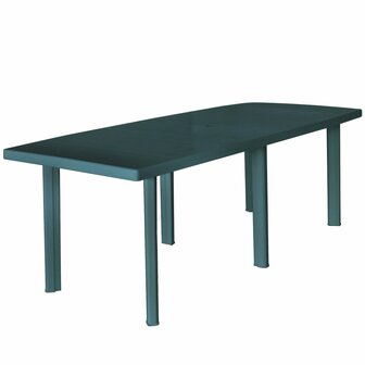 Tuintafel 210x96x72 cm kunststof groen 8718475570660 1