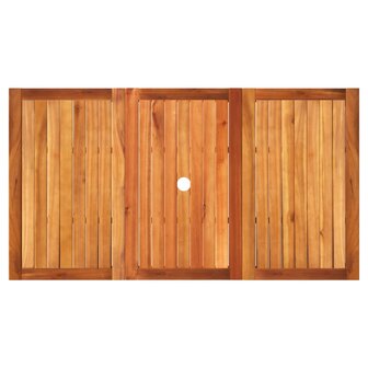 Tuintafel 140x80x75 cm poly rattan en acaciahout zwart 8721012308121 6