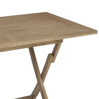 Tuintafel inklapbaar 120x70x75 cm massief teakhout grijs 8720845741976 7