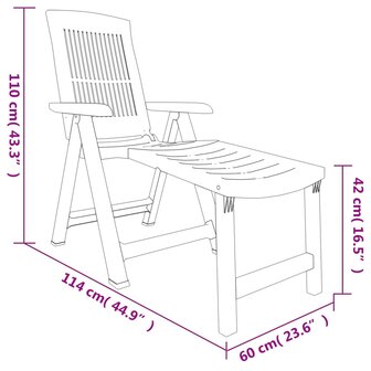 Ligstoel kunststof groen 8720845897758 9