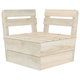 Hoekbank sectioneel pallet ge&iuml;mpregneerd vurenhout 8720286211311 1