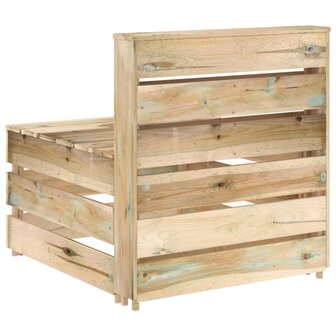 Tuinmiddenbank pallet ge&iuml;mpregneerd grenenhout 8720286326749 4