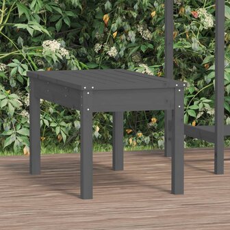 Tuinbank 80x44x45 cm massief grenenhout grijs 8720845691264 1