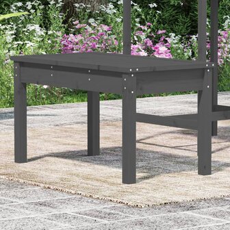 Tuinbank 80x44x45 cm massief grenenhout grijs 8720845691264 3