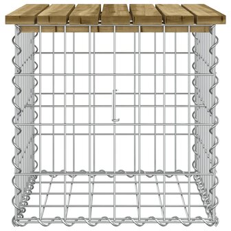 Tuinbank schanskorfontwerp 43x44x42 cm ge&iuml;mpregneerd grenenhout 8720845446024 4