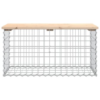 Tuinbank Schanskorfontwerp 83x44x42 cm massief grenenhout 8720845446215 3