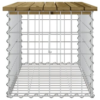 Tuinbank schanskorfontwerp 83x44x42 cm ge&iuml;mpregneerd hout 8720845446239 4