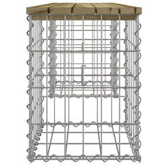 Tuinbank schanskorfontwerp 103x31x42 cm ge&iuml;mpregneerd hout 8720845445966 4