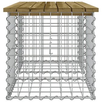 Tuinbank schanskorfontwerp 103x44x42 cm ge&iuml;mpregneerd hout 8720845446055 4