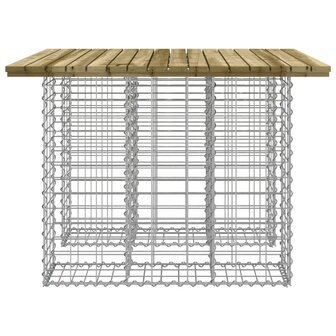 Tuinbank schanskorfontwerp 100x102x72 cm ge&iuml;mpregneerd hout 8720845446383 4