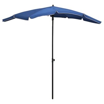 Parasol met paal 200x130 cm azuurblauw 8720286205174 1